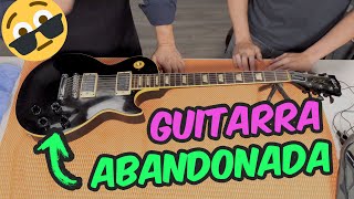 Video thumbnail of "Guitarra GIBSON ABANDONADA: LUTHIER EXPLICA cómo poner a punto una guitarra PASO A PASO"