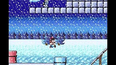 Custom SMW level (misc. #1): Snowy Plains