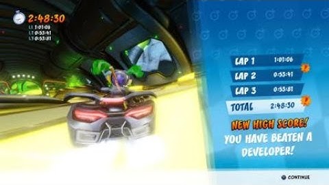 Crash Team Racing Nitro Fueled - Oxide Station Dev Ghost (DRIFT) (2:48:30)