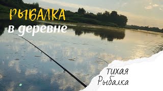 Тихая рыбалка в деревне | сколько же тут рыбы!