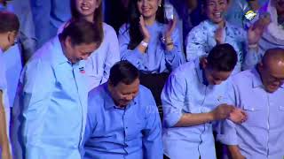 Prabowo Kembali Berjoget 'Gemoy' Di Acara Waktunya Indonesia Maju