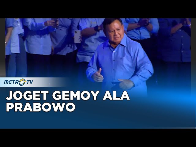 Prabowo Kembali Berjoget 'Gemoy' Di Acara Waktunya Indonesia Maju class=