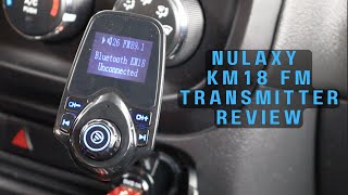 KM18 In-Car Bluetooth FM Transmitter - Nulaxy
