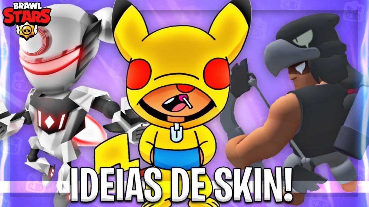 Leon Pikachu Pokemon As Melhores Ideias De Skins 48 Brawl Stars Youtube - brawl stars ideas de skins inventadas de shelli