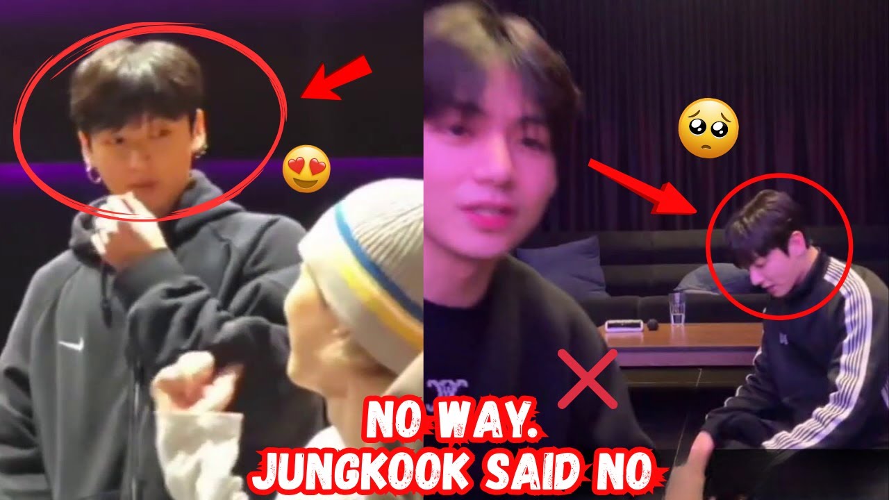 «Ни за что». Чонгук говорит «нет» Ви — сфальсифицированный прямой эфир, Чимин остается ответом ❌🎤