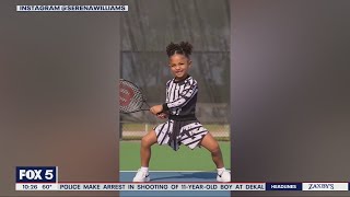 Serena Williams faces off against 4-year-old daughter in cute video