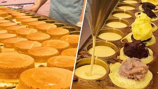 📌The Popular Wheel Pies in Taiwan / 桃園超人氣車輪餅！Taiwan Street Food #今川焼 #車輪餅 #紅豆餅 #dessert #food #4k