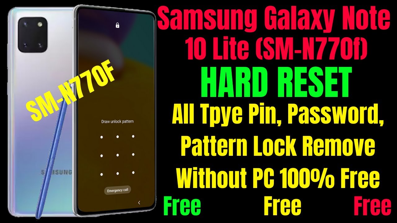 Samsung Galaxy M12 Sm M127g Hard Reset All Type Pattern Password Lock Remove Without Pc Youtube