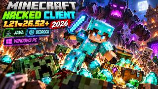 Minecraft Hacked Client 1.21–26.52+ (2026) | Updated for Java & Bedrock | Windows