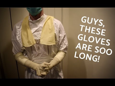 Foot Long Latex Gloves [ASMR] - Gynecological Gloves - KS_2015