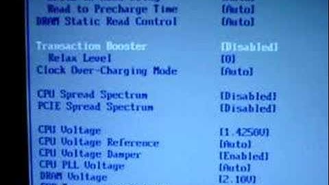 Intel E2180 @ 3.0GHz 24/7 OC BIOS Settings