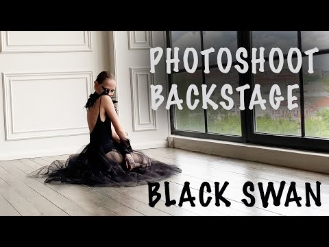 Black Swan - ballet photoshoot backstage