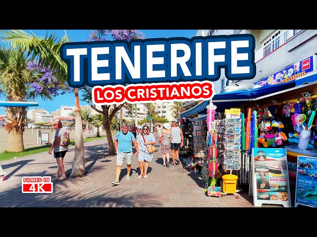TENERIFE | A walk through Los Cristianos Tenerife from beach to town class=