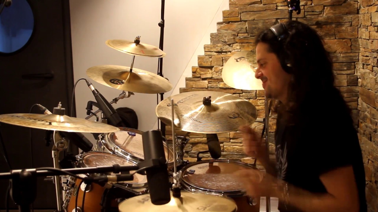 Drums recording at PlyGrnd Studio Barcelona - Agustin Milton