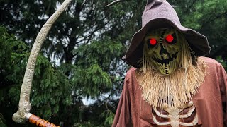 12 FT Scarecrow Lowes Halloween 2023 Demo! | DAY LIGHT!