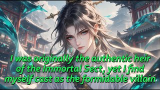 I was originally the authentic heir of the Immortal Sect,find myself cast as the formidable villain.