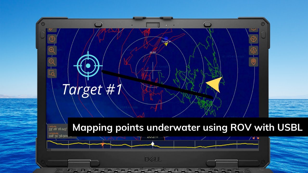 Trajection Map On Rov Map Points of Interest Using the SRV-8 ROV with Ultra-Short Baseline ...