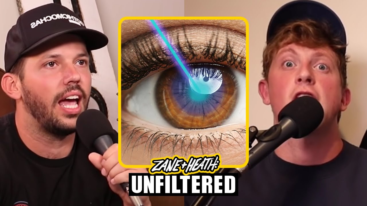 MATT GOT LASERS SHOT INTO HIS EYES