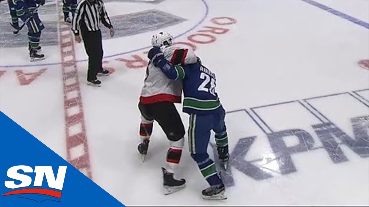 Josh Brown Drops The Gloves & Tussles With Antoine Roussel