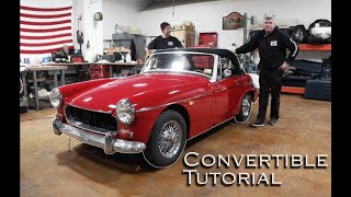 How-to Properly Use MG Midget Soft Top[ Resimi