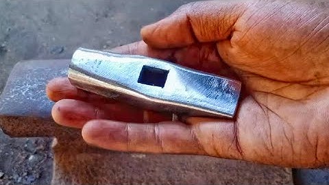 Making Hammer - Forging a HAMMER Using a Pickaxe