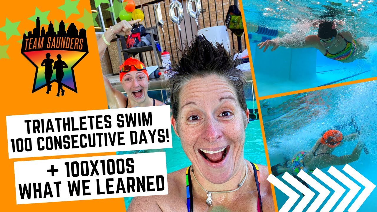 Triathletes Swim 100 Consecutive Days + 100x100s! What We Learned YouTube