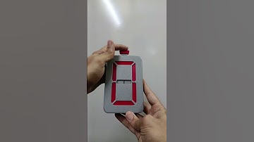 3d printed 7-Segment display #3dprint #shorts
