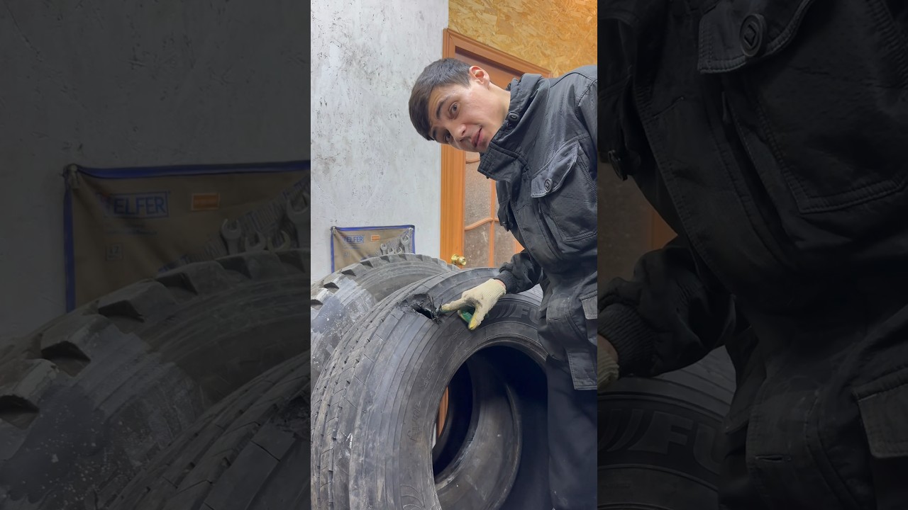 Ремонт боковых порезов. Шиномонтаж. Подольск, Объездная дорога 11 # ...