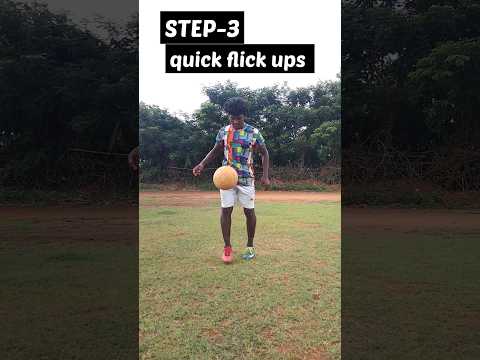 Football flick ups tutorial 😲💯⚽ #football #flickup #tutorial #skills #shorts