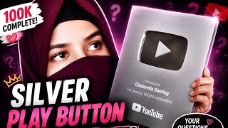 100k+ Special Video | Silver Play Button Unboxing | Cinderela Gaming screenshot 4