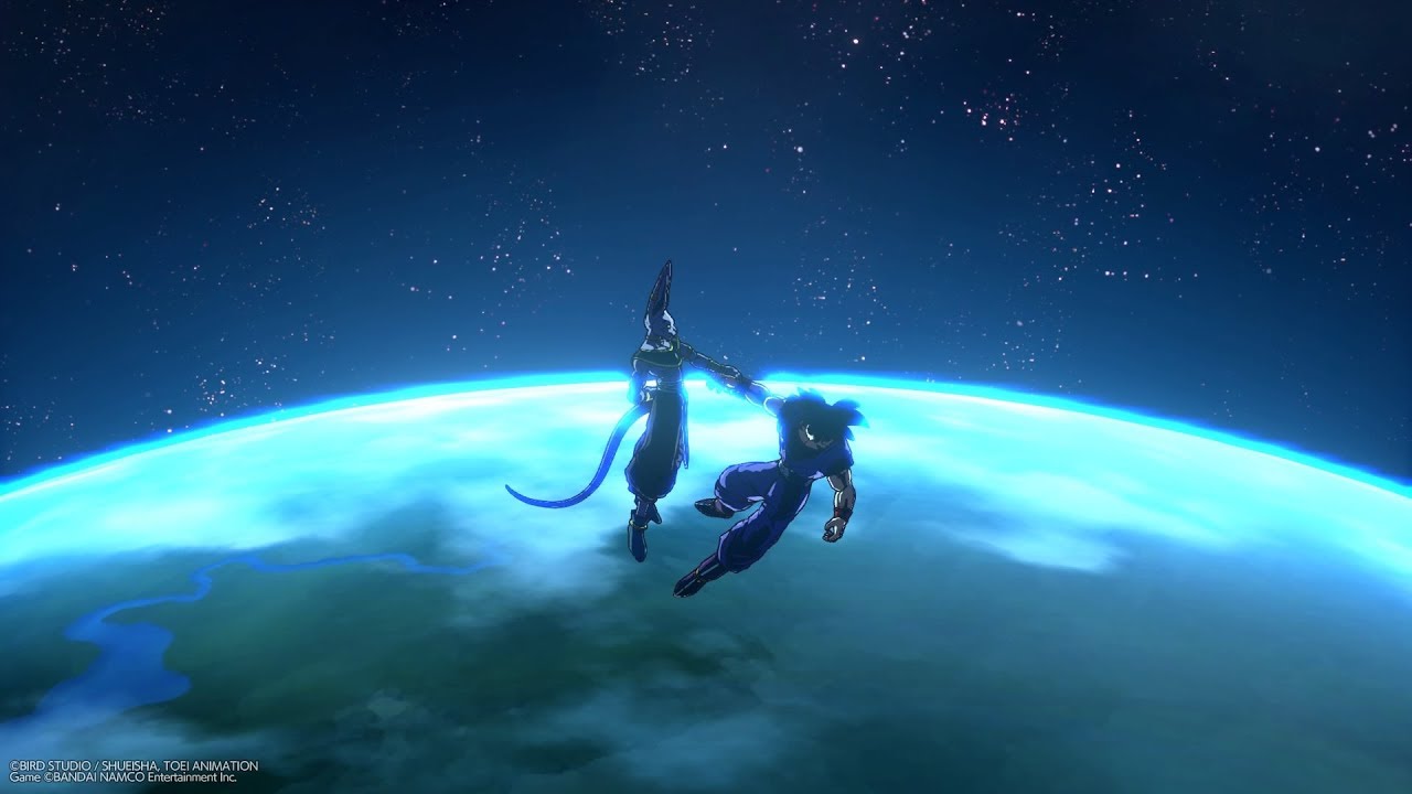 DRAGON BALL FighterZ Lord Beerus vs Goku Dramatic Finish YouTube