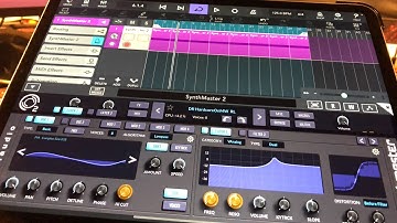 SynthMaster 1 & 2 - Cubasis 3 - Care & Attention to the Details - Live iPad Demo