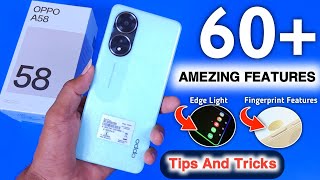 Oppo A58 Tips And Tricks | Top 60++ Hidden Features | Oppo A58