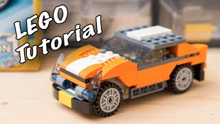 easy to build! Tutorial for LEGO Creator 31017 alternate CAR.