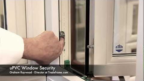 Tradeframe Window Locking