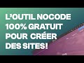 Un outil gratuit pour crer son site internet sans coder  nocode