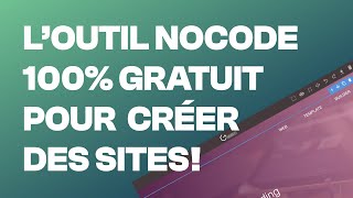 Un outil gratuit pour créer son site internet sans coder ! #nocode screenshot 3