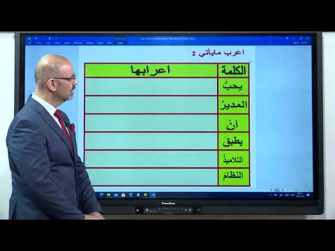 اللغة العربية - السادس الابتدائي - نصب الفعل المضارع , الجزء الثاني