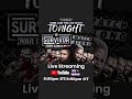 WWE Survivor Series WarGames Watch ALONG LIVE STREAM TONIGHT 🎤🔥 TUNE IN ‼️ #foryou #wwe #shorts