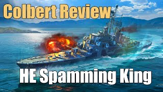 Colbert Review: HE Spamming King | World of Warships Legends | 4k