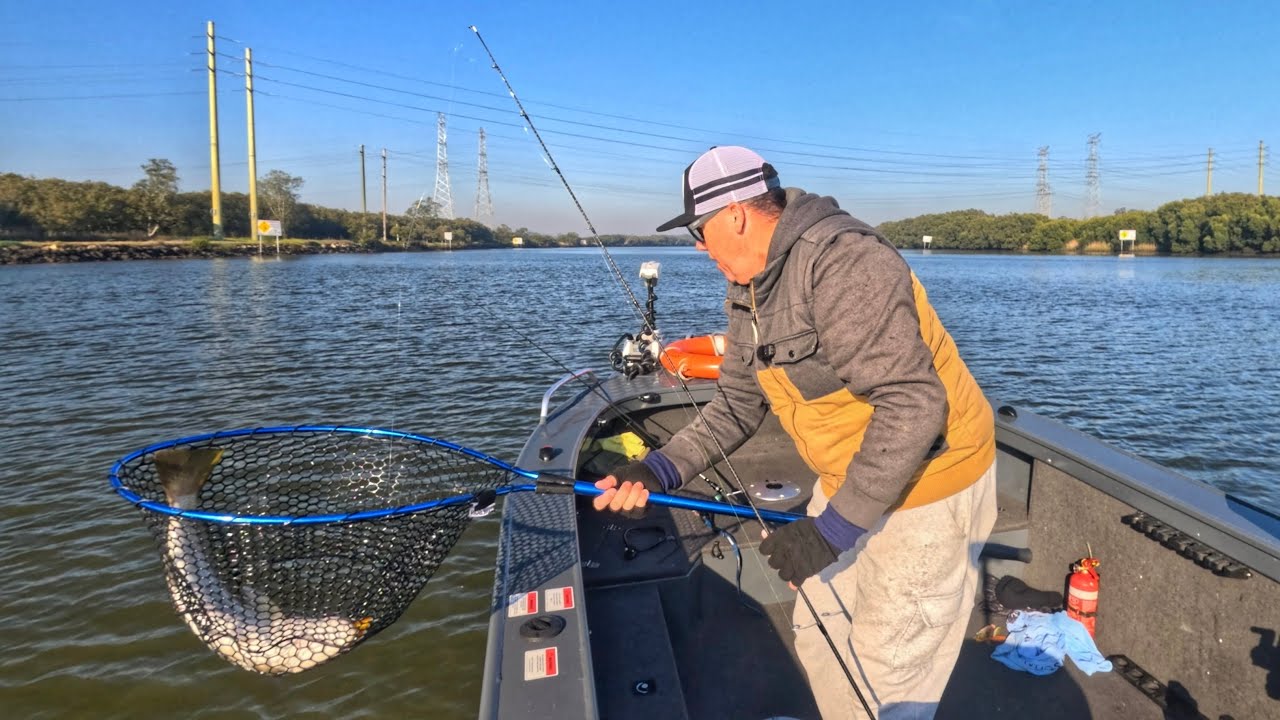 Using Mixed Soft Plastic Lure Styles !! Fishing in the River 🎣