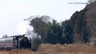 真岡鉄道　寺内ー真岡　SLもうか号