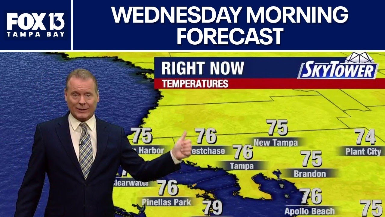 Tampa weather | Wednesday morning forecast