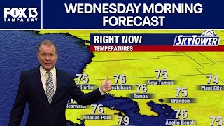 Tampa weather | Wednesday morning forecast
