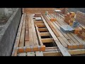 Como fazer um sobrado sem laje   - Usando Taboão de madeira  -  Parte 3
