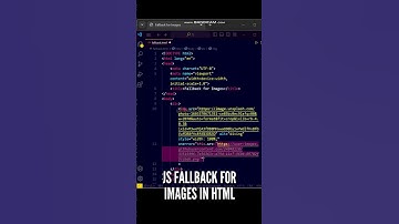 😍😍 ITS SOO COOL! Using JavaScript Fallback for Images in HTML #shorts #javascript #programming #js