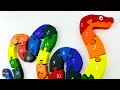 Best counting  colors for kids to learn to count 1  26 colors in spanish  english