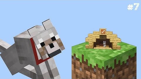 Making Dog House in Crafting and Building One Block #7 #craftingandbuilding #crafting  #gaming