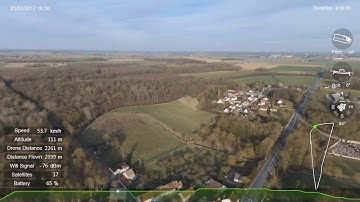 Bebop 2 / Second Range Test / 2,4 km/ Skycontroller 2