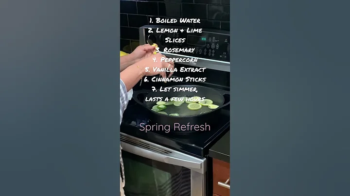 Make your home smell fresh for Spring! Williams-Sonoma inspired fragrance. #williamsonomasimmerpot